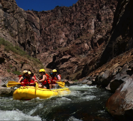 Rafting through the Royal Gorge